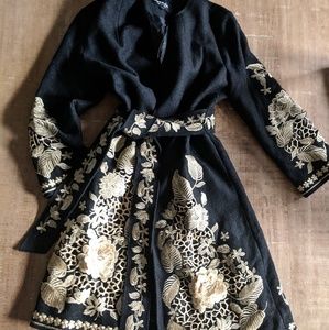 Black and Gold Rose jacket